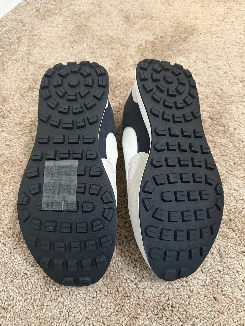 Allbirds Men’s Size 11 Varsity White and Black Low-Top Sneakers